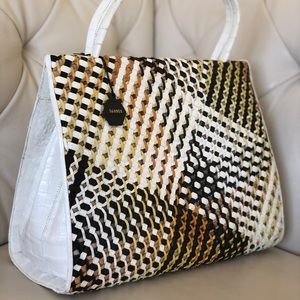 Nancy Gonzalez Large Wallis Frame Croc Bag🎊